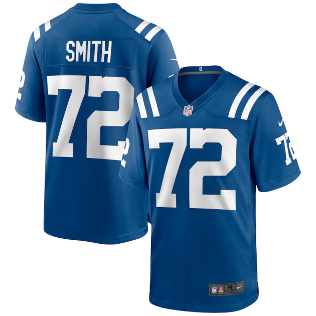 mens nike braden smith royal indianapolis colts game jersey